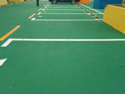 防滑耐磨停车场地坪